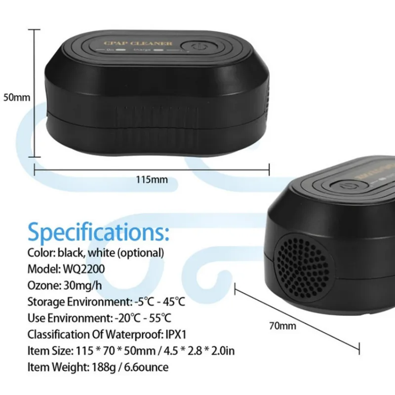 Portable Mini CPAP Cleaner and Sanitizer Machine