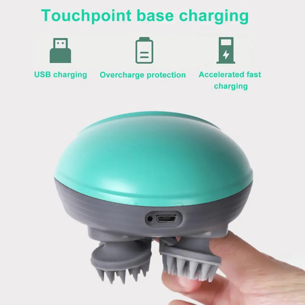Waterproof & Skin-friendly USB Rechargeable Cat Massager