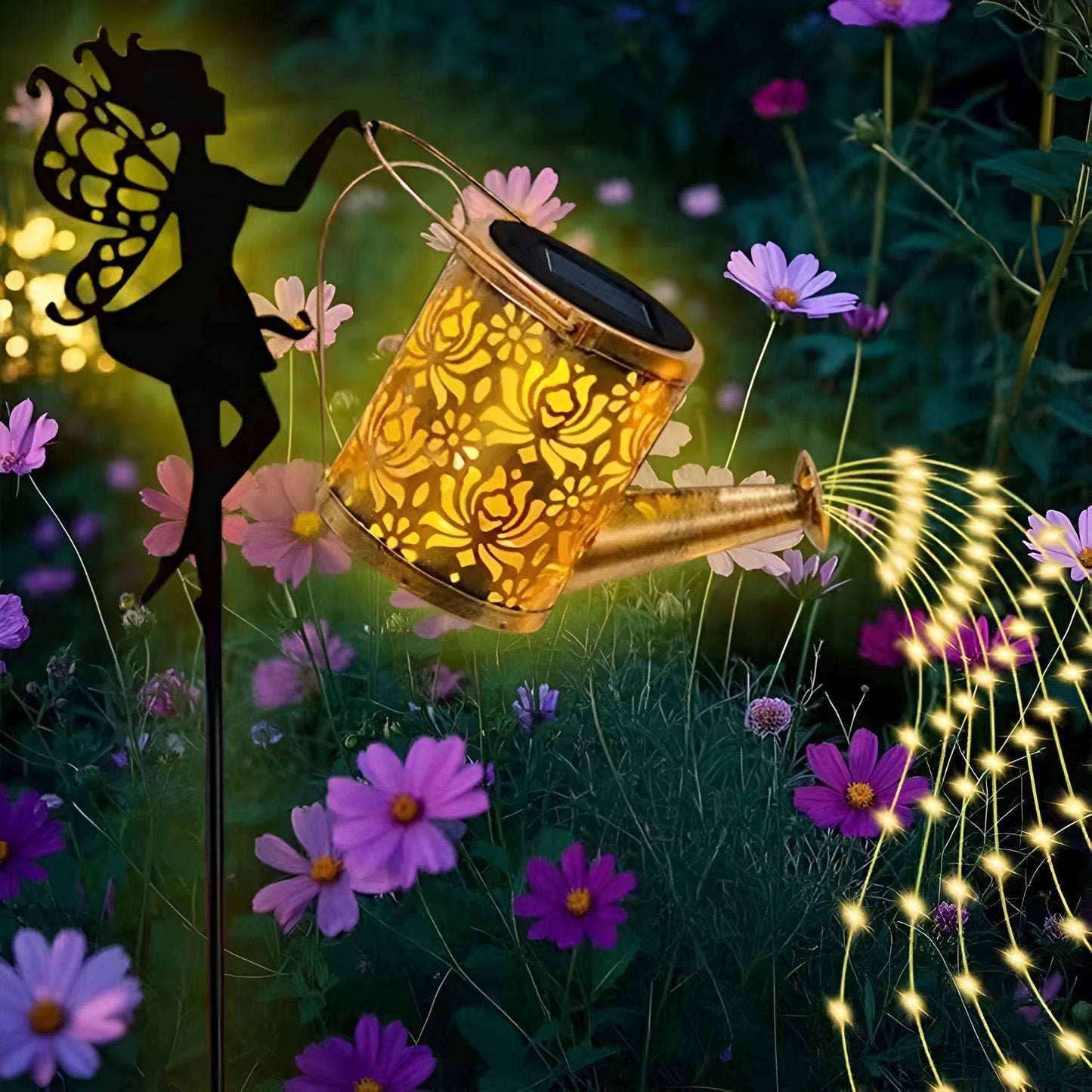 Outdoor Light Decorations Hanging Fairy Lamp
