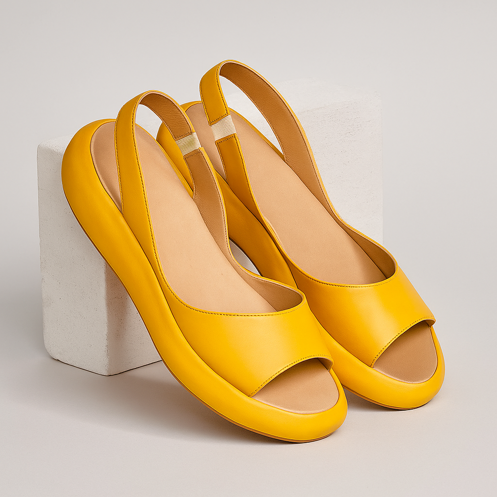 Women's Comfortable Open-Toe Slingback Flat Sandals