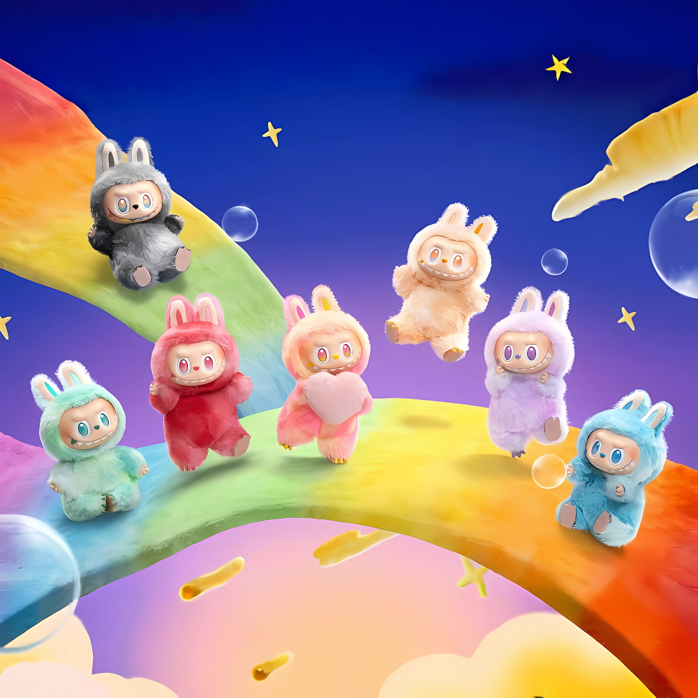 Labubu Doll Blind Box Toy - Labubu Big into Energy Series, Exciting Macaron Series, Have a Seat Series-Vinyl Plush Pendant Blind Box 6 Pack
