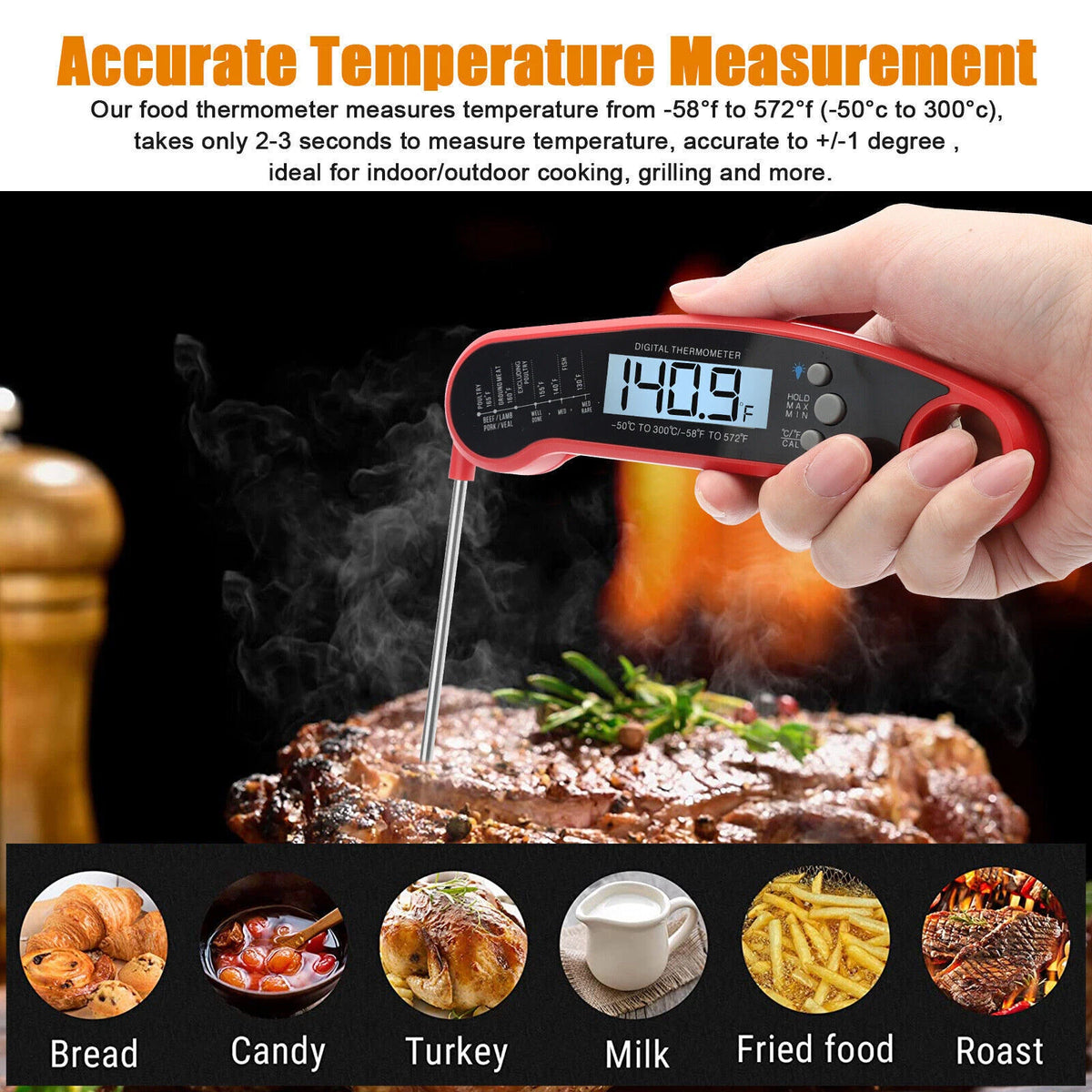 Instant Read Meat Thermometer