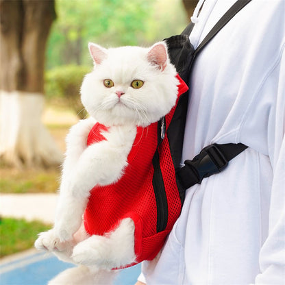 Pet Travel Leg-out Backpack for Cat and Dog