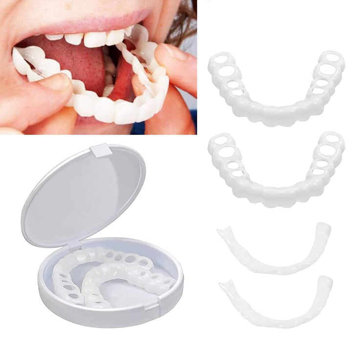 Adjustable Snap On Dentures - Smile Veneers - Doctors Recommended