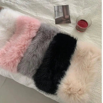 Fluffy Faux Fur Headband for Women