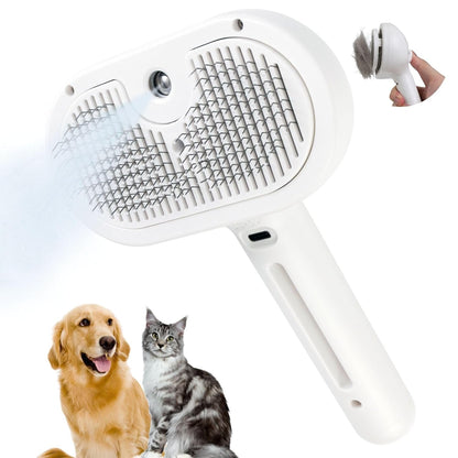 Mist Massage Brush | Spray Pet Brush with Unique Spray Function