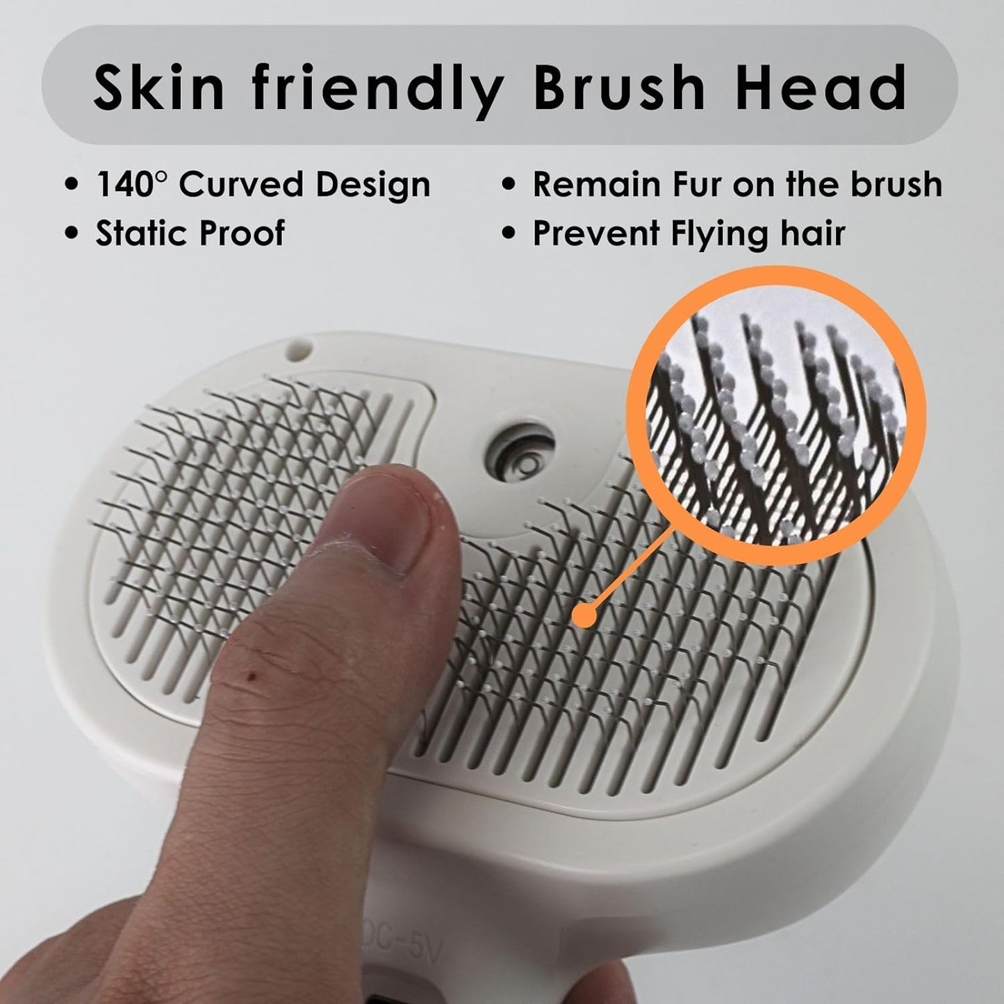 Mist Massage Brush | Spray Pet Brush with Unique Spray Function