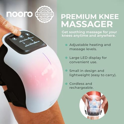 Nooro Knee Massager | Powerful Infrared Heat and Vibration