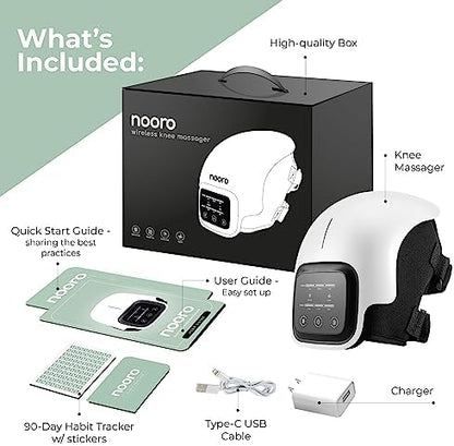 Nooro Knee Massager | Powerful Infrared Heat and Vibration