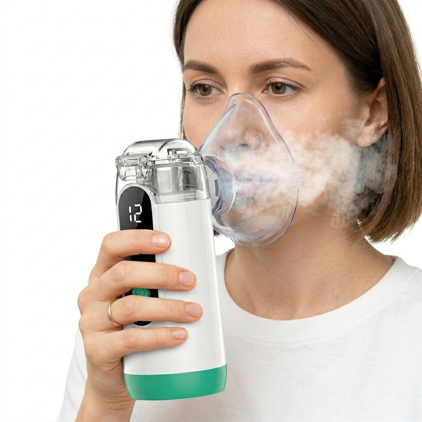 Compact USB Rechargeable Mist Inhaler with Whisper-Quiet Operation | Portable Relief for Easy Breathing