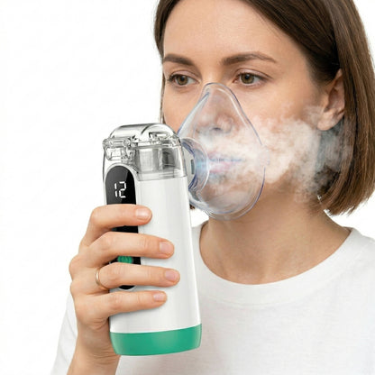 Compact USB Rechargeable Mist Inhaler with Whisper-Quiet Operation | Portable Relief for Easy Breathing
