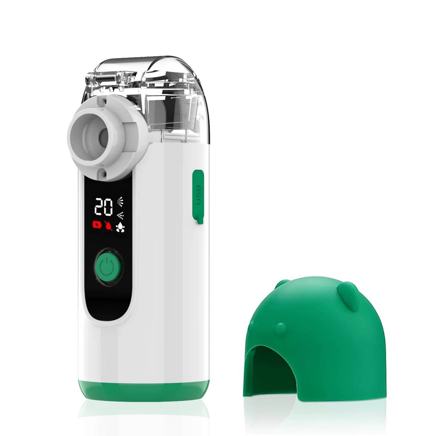 Compact USB Rechargeable Mist Inhaler with Whisper-Quiet Operation | Portable Relief for Easy Breathing
