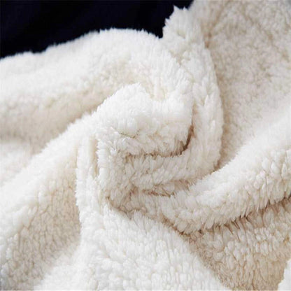 Cozy Patriotic Fleece Blanket with Ultra-Soft Faux Lambswool Back | Perfect for Indoor Comfort and Outdoor Adventures