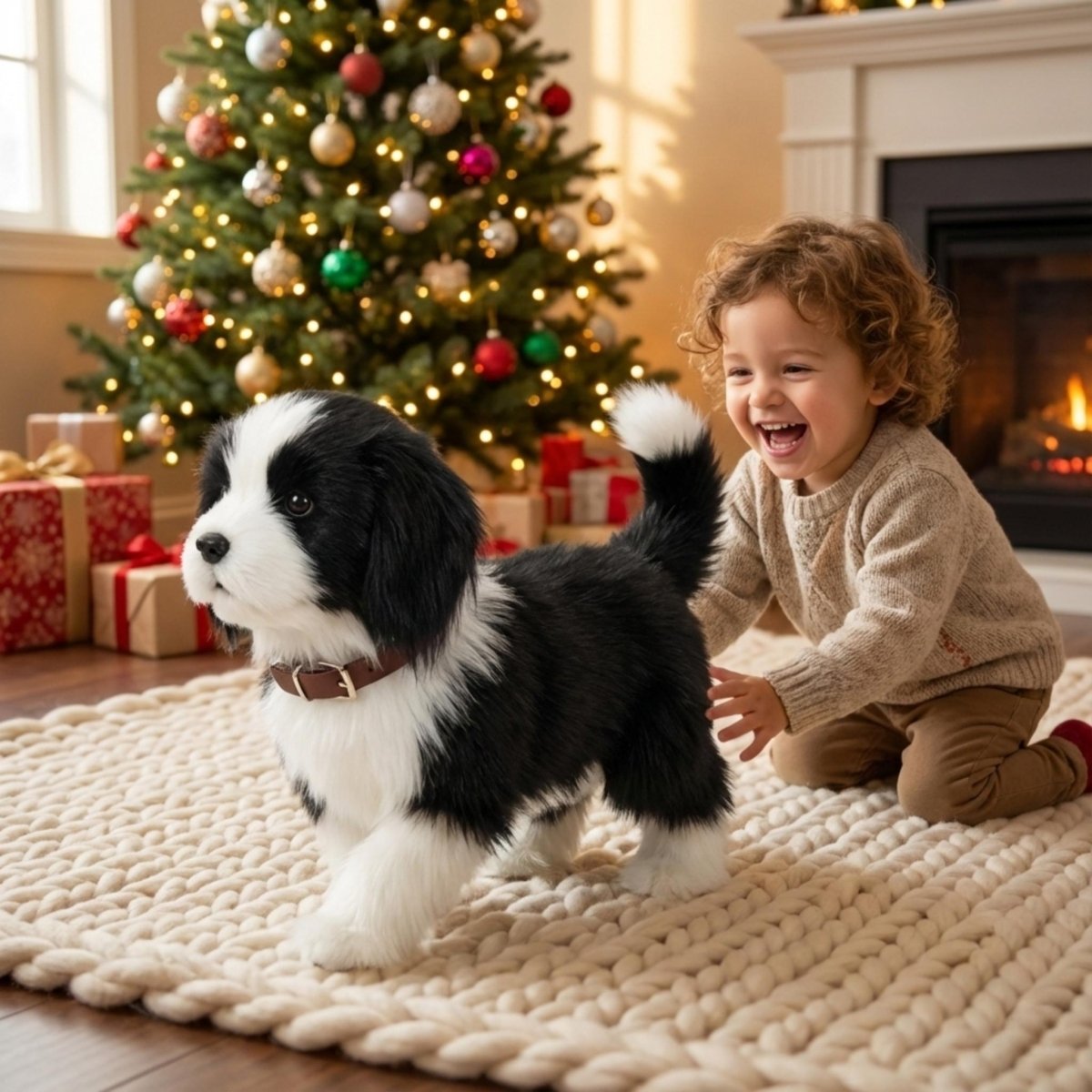 Interactive Robot Puppy | Realistic Walking & Barking Toy for Kids
