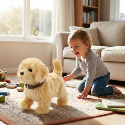 Interactive Robot Puppy | Realistic Walking & Barking Toy for Kids