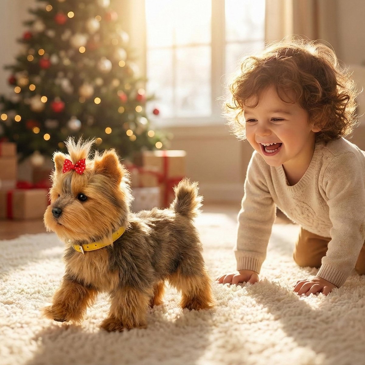 Interactive Robot Puppy | Realistic Walking & Barking Toy for Kids