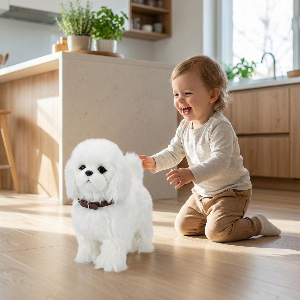 Interactive Robot Puppy | Realistic Walking & Barking Toy for Kids