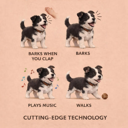 Interactive Robot Puppy | Realistic Walking & Barking Toy for Kids