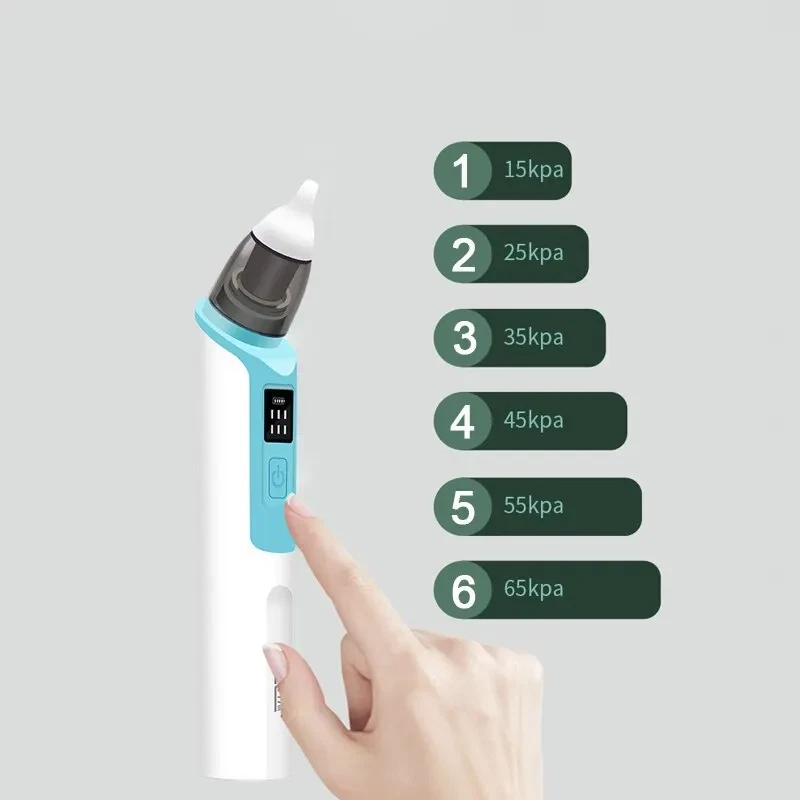 Baby Nasal Aspirator with Dual Silicone Tips and Anti-Reflux Design