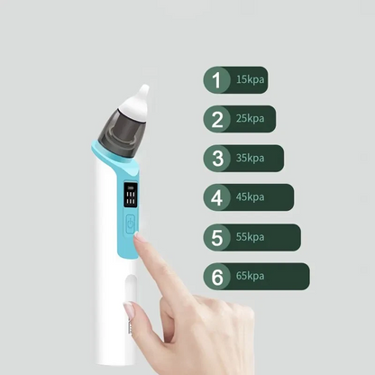 Baby Nasal Aspirator with Dual Silicone Tips and Anti-Reflux Design