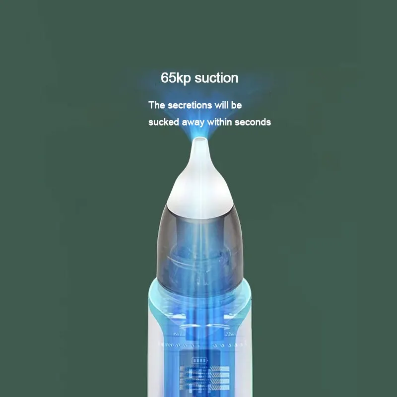 Baby Nasal Aspirator with Dual Silicone Tips and Anti-Reflux Design
