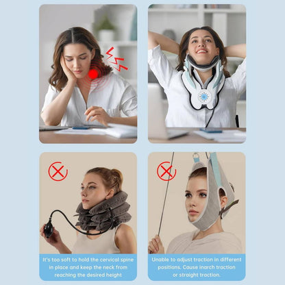 Neck Stretcher | Adjustable Cervical Traction Device for Pain Relief | Ergonomic Design for Improved Posture