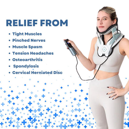 Neck Stretcher | Adjustable Cervical Traction Device for Pain Relief | Ergonomic Design for Improved Posture