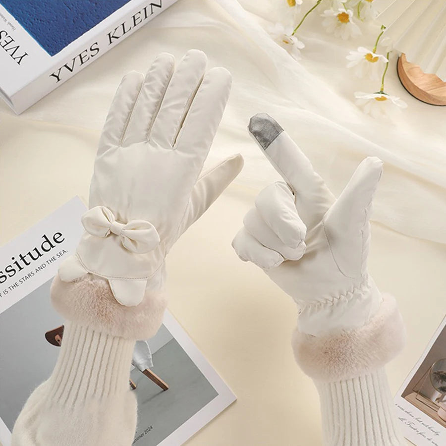 Elegant Touchscreen Winter Gloves for Women