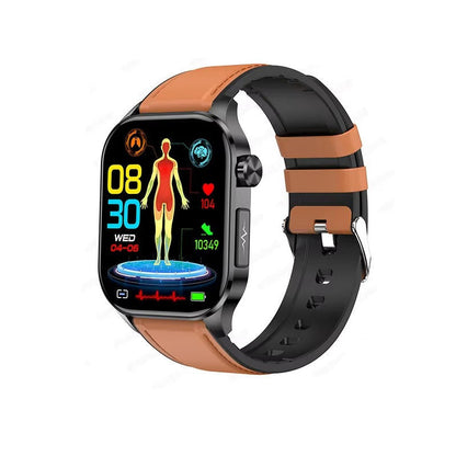 Smartwatch For Seniors Blood Pressure Sugar Health Management - The Best PH580 ECG/EKG Blood Pressure Blood Sugar