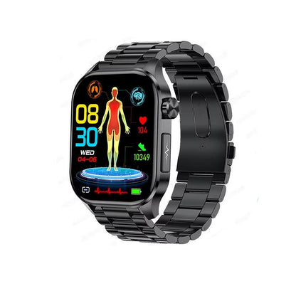 Smartwatch For Seniors Blood Pressure Sugar Health Management - The Best PH580 ECG/EKG Blood Pressure Blood Sugar