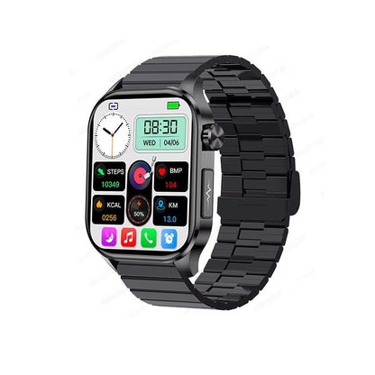 Smartwatch For Seniors Blood Pressure Sugar Health Management - The Best PH580 ECG/EKG Blood Pressure Blood Sugar