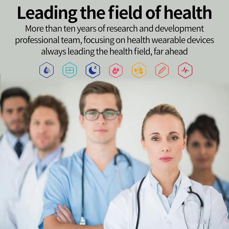 Smartwatch For Seniors Blood Pressure Sugar Health Management - The Best PH580 ECG/EKG Blood Pressure Blood Sugar
