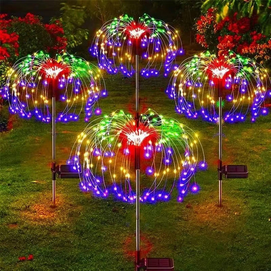 Firework Lights Outdoor Garden Decorations