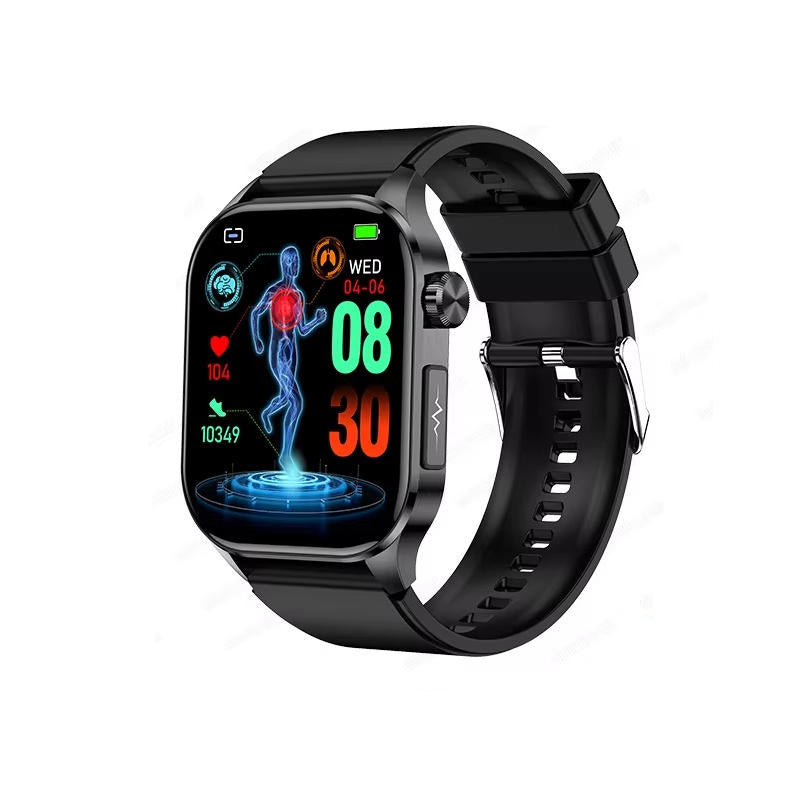 Smartwatch For Seniors Blood Pressure Sugar Health Management - The Best PH580 ECG/EKG Blood Pressure Blood Sugar