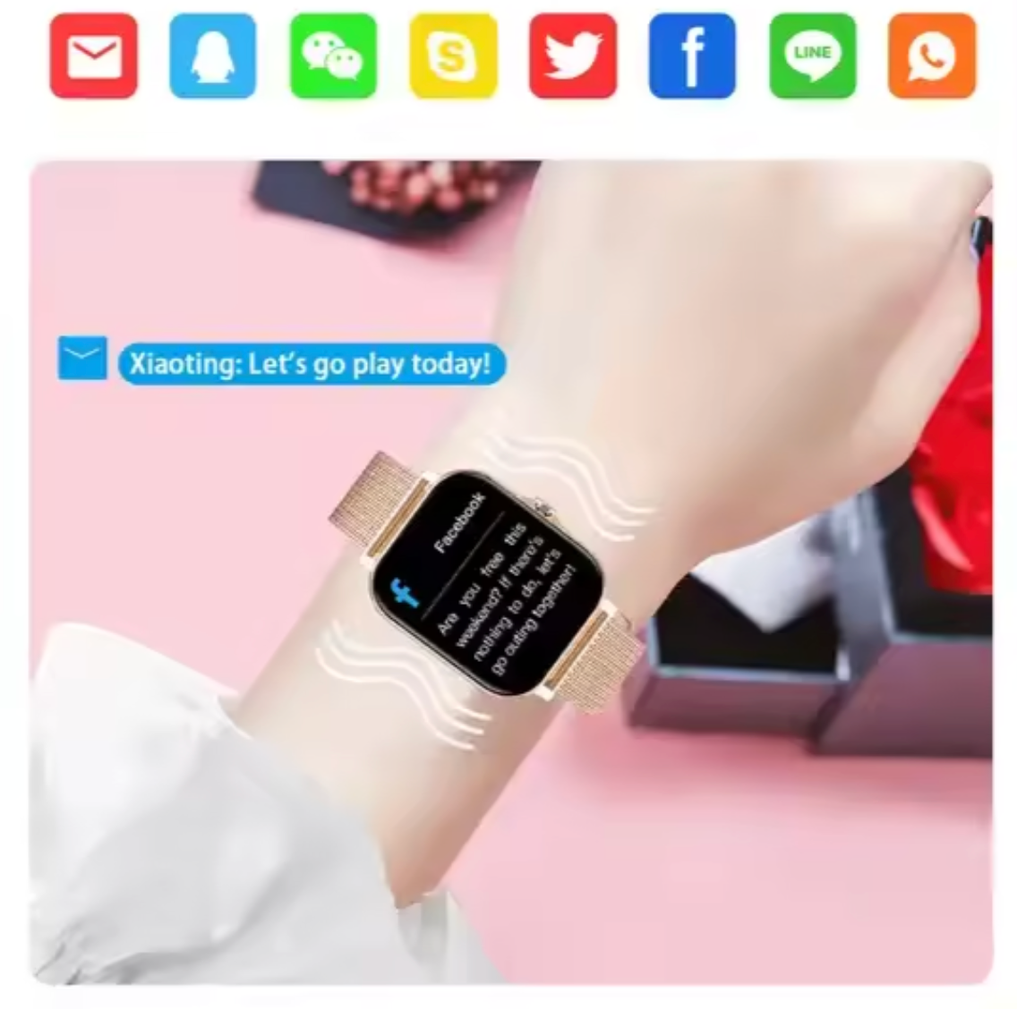Women's Elegant Health & Fitness Smartwatch