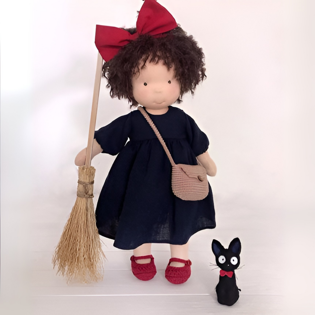 Kids' Handmade Waldorf Cuddly Doll - Soft Natural Playmate