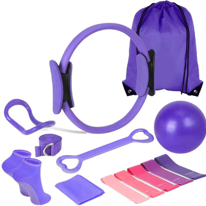 Pilates Ball & Resistance Band Set