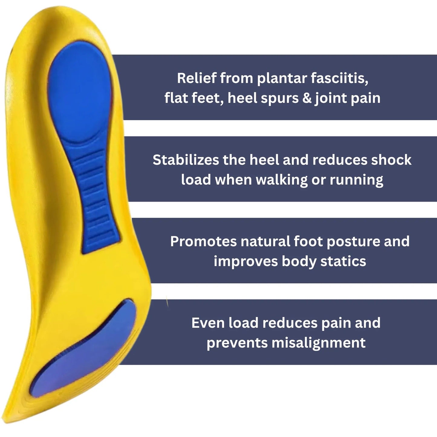 Orthopedic Insoles for Targeted Foot Support