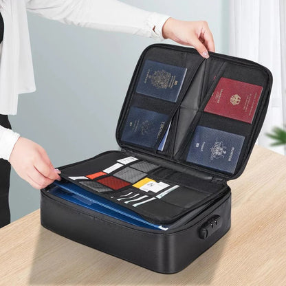 Waterproof Fireproof Document Cash Safe Bag