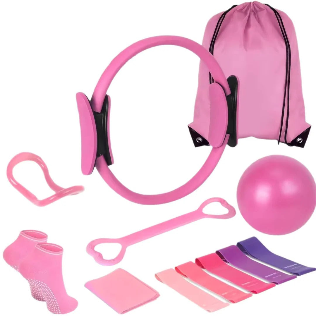 Pilates Ball & Resistance Band Set
