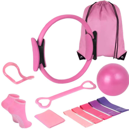 Pilates Ball & Resistance Band Set