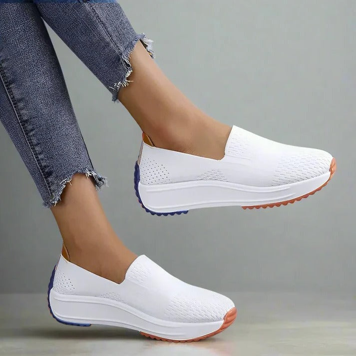 Women's Lightweight Knit Sneakers with Easy-On Fit