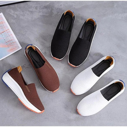 Women's Lightweight Knit Sneakers with Easy-On Fit