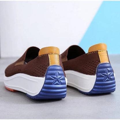Women's Lightweight Knit Sneakers with Easy-On Fit