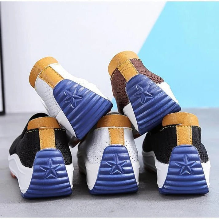 Women's Lightweight Knit Sneakers with Easy-On Fit