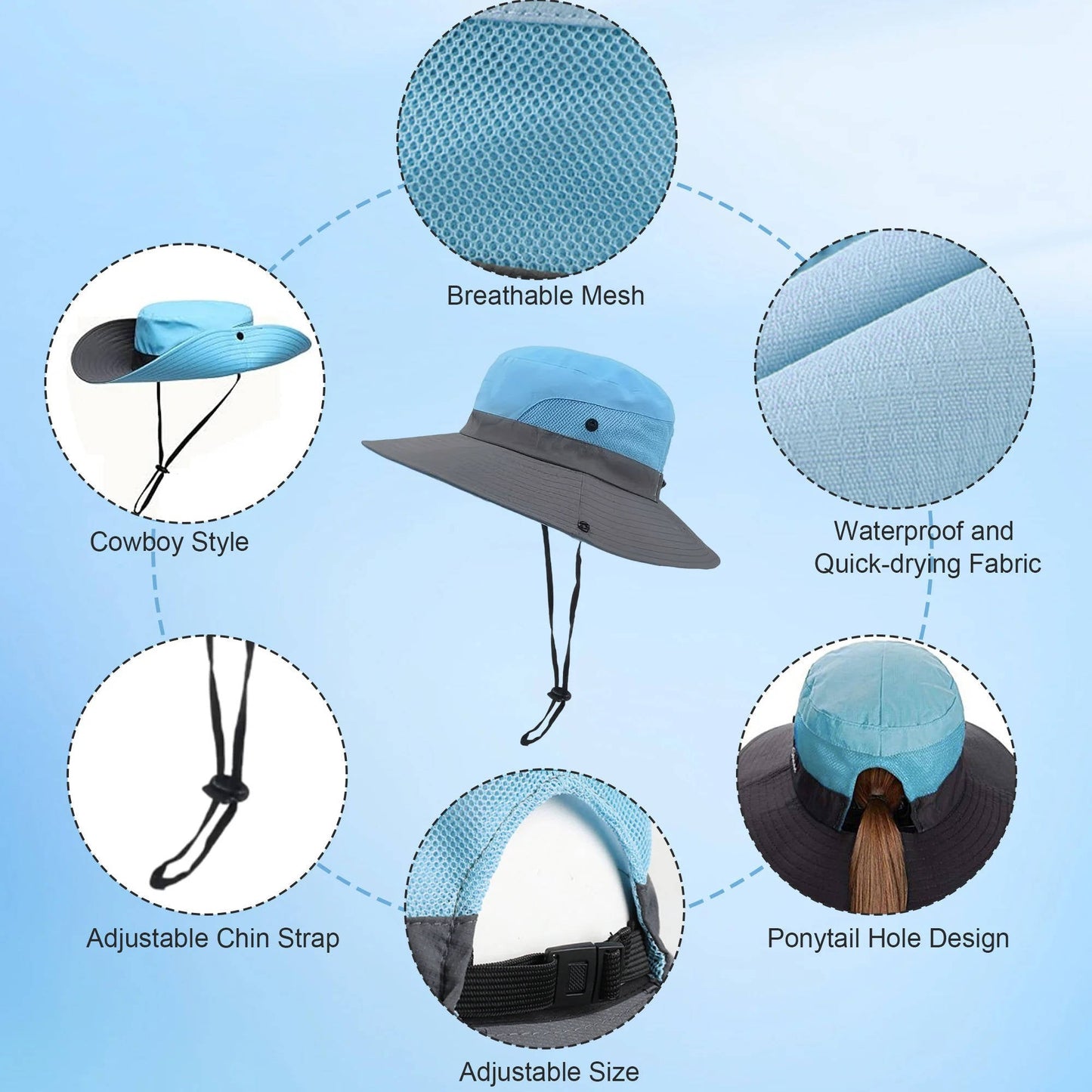 UV Protection Foldable Sun Hat