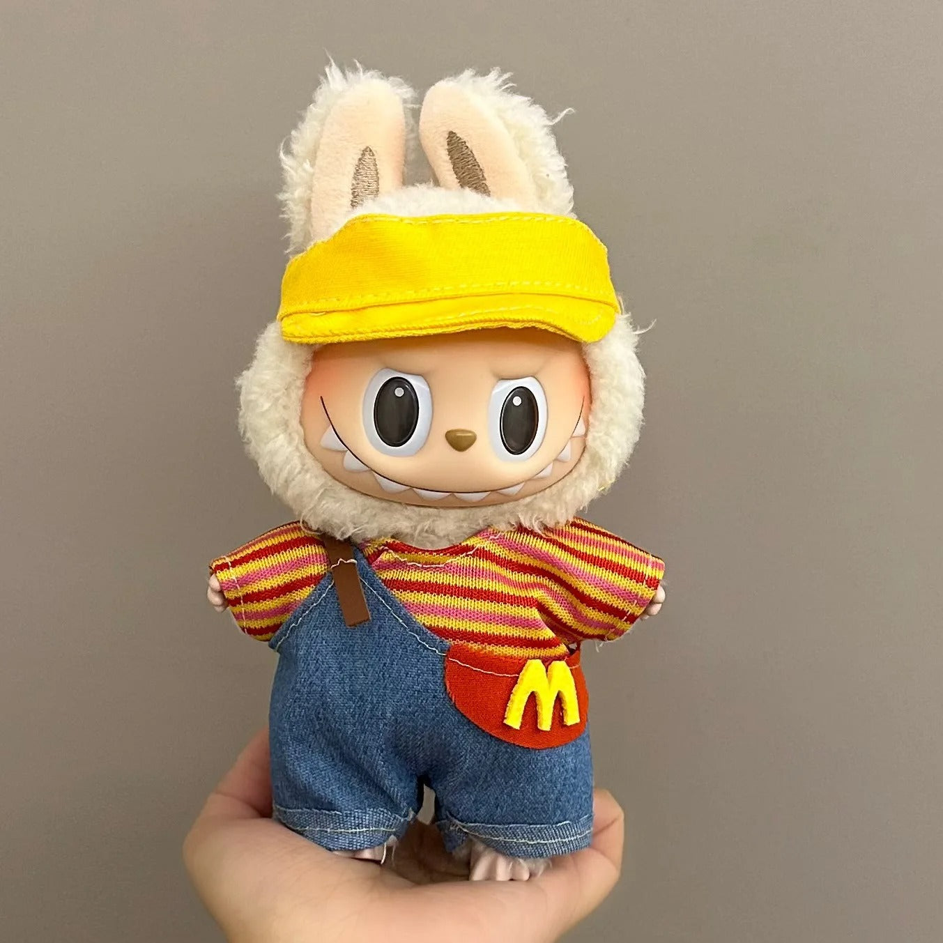 Labubu Outfits for Labubu, Clothes Set for 17cm Lububu Doll,Working Girl Set Cute Doll Workwear Clothing Boy Outfit