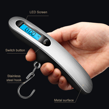 Portable Digital Luggage Scale - 50kg Capacity