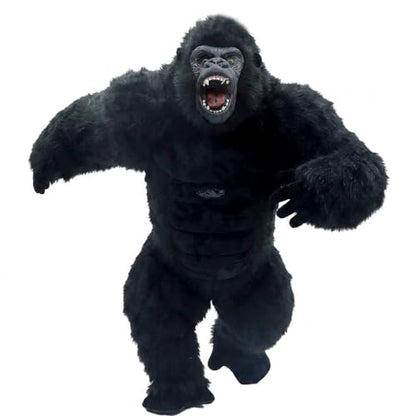 Inflatable Giant Gorilla Costume for Adults - Inflatable Ape Costume Blow up Halloween Mascot