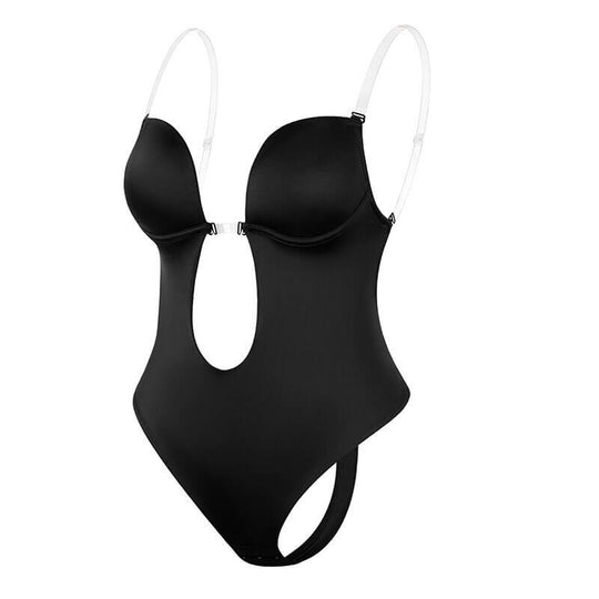 Women's Deep V Backless Body Shaper for Seamless Elegance
